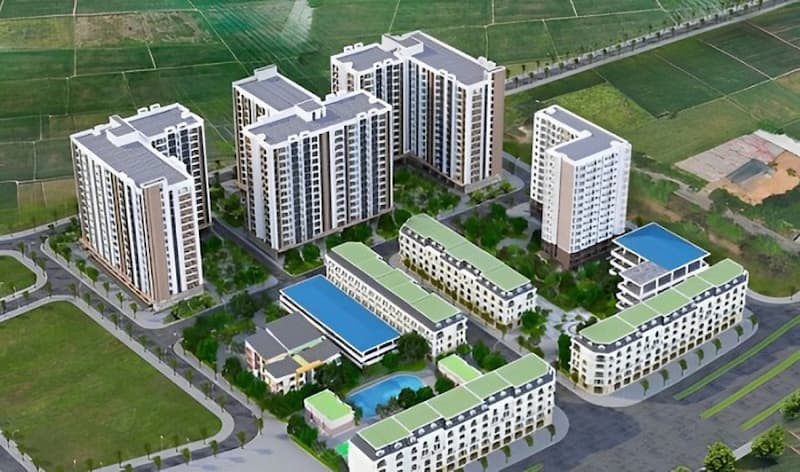 Phối cảnh dự án Nhà ở xã hội Vinhomes Happy Home Cam Ranh